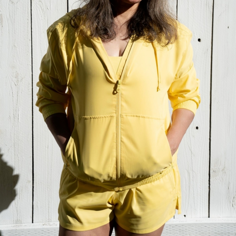 Lemon Summit Track Jacket XS Girlfriend Collective